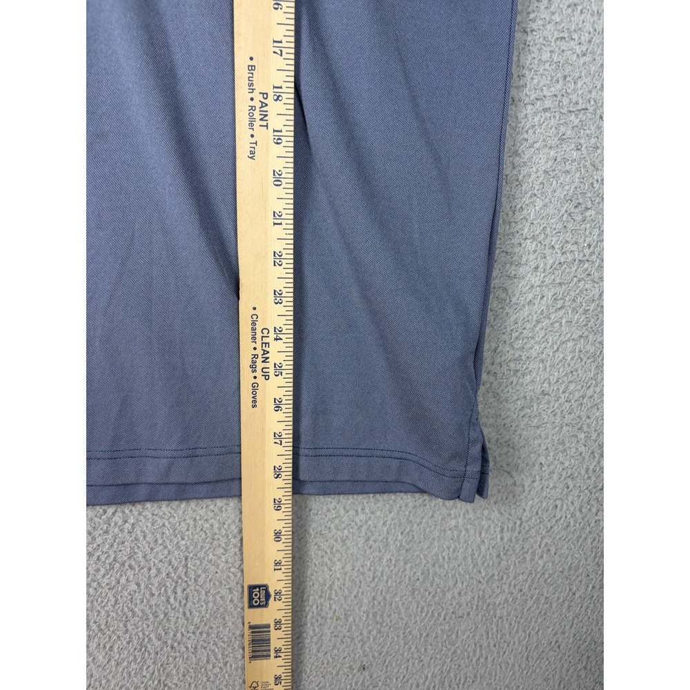 Brooks Brothers Polo Shirt Mens XL Blue Solid Polyester Knit 5399-104NW010 - Picture 4 of 7